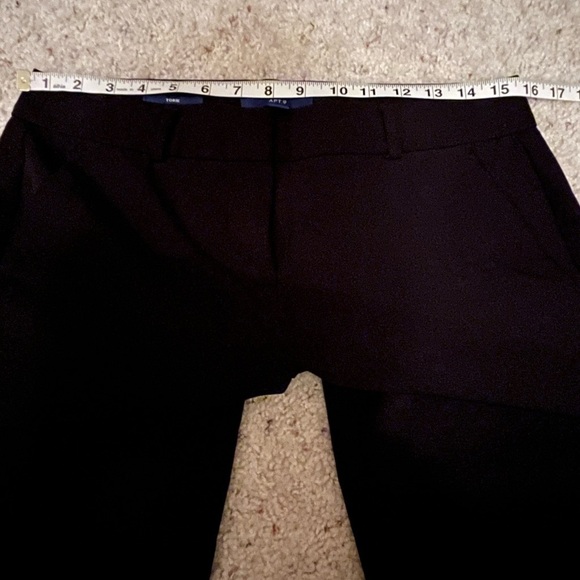 đť…şOld Navy Womens Cropped Front Side Pocket Pants Black Size 6 - Picture 8 of 9